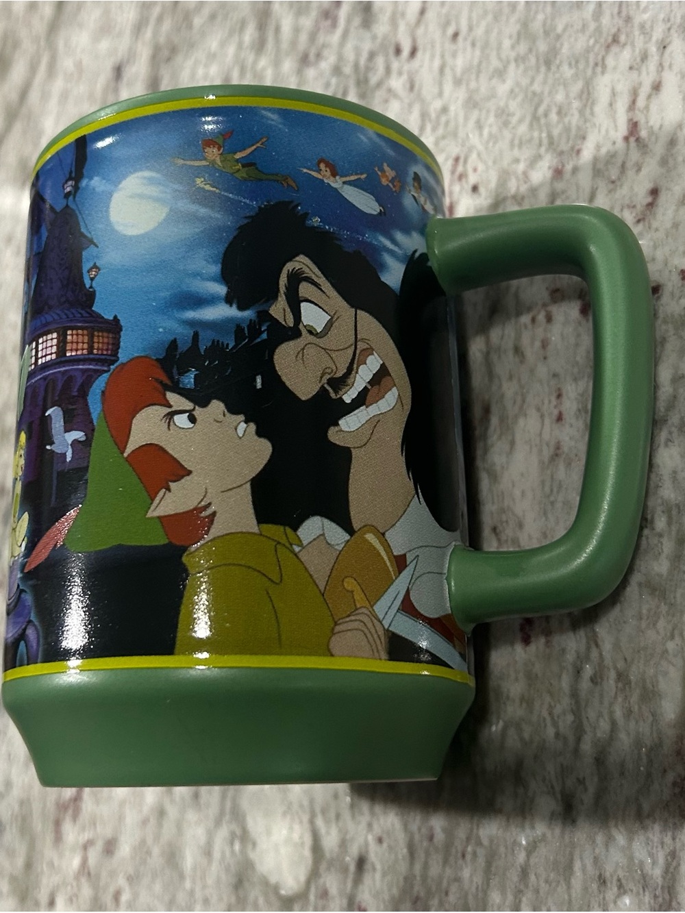 Disney Peter Pan Green Character Ceramic Mug